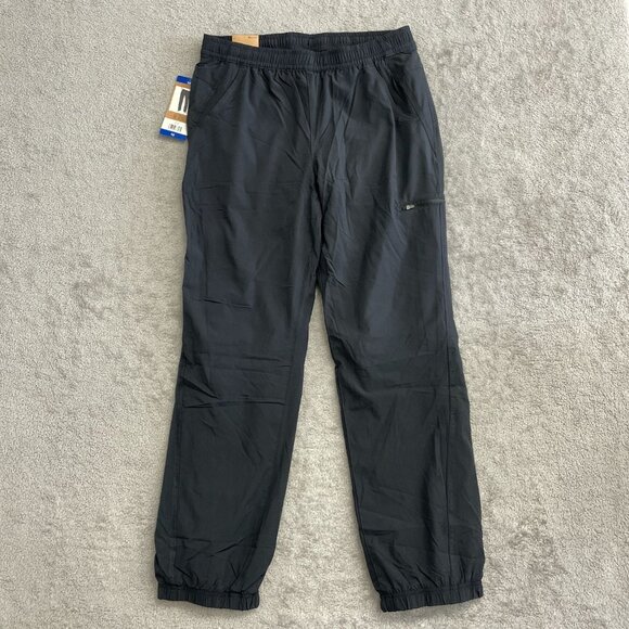 NEW Eddie Bauer Women's Fleece-Lined Pants Size 10 Black UPF 50+ Outdoor Cargo - Picture 3 of 12